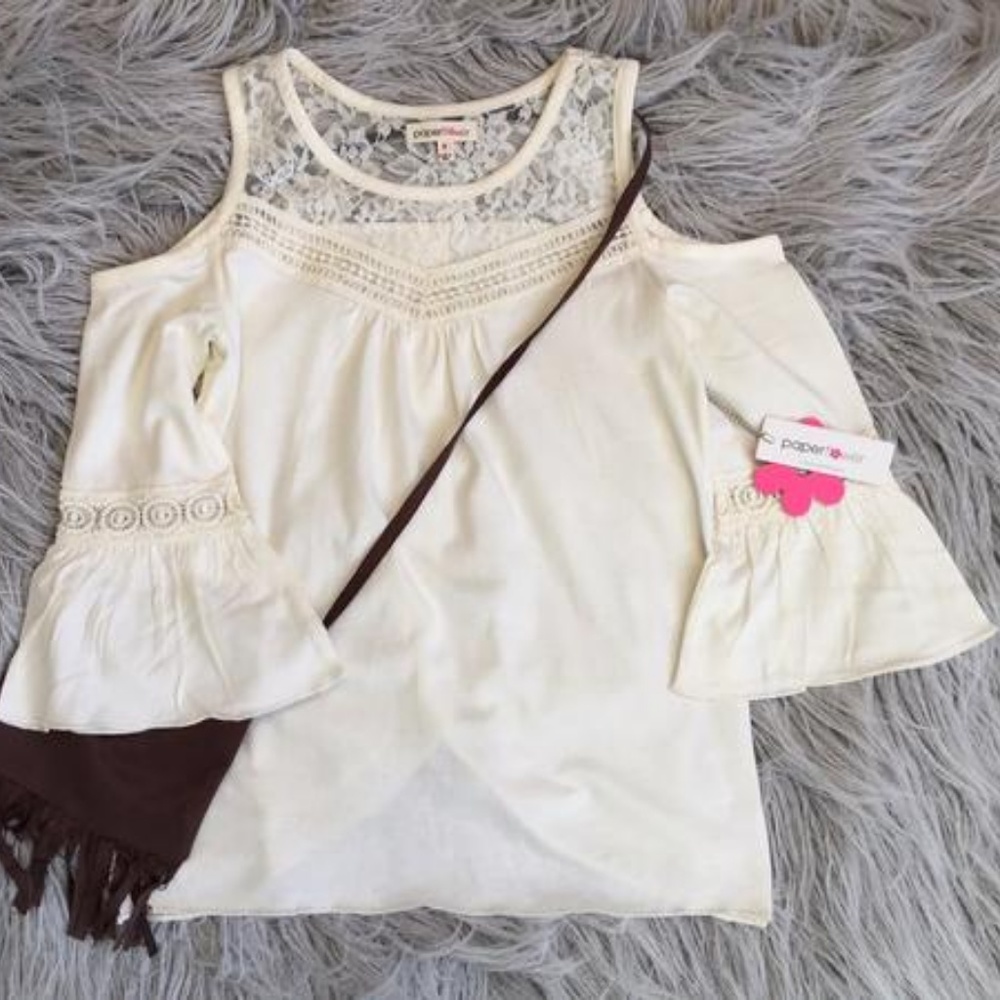 SOPHIE COLD SHOULDER TOP BY PAPER FLOWER